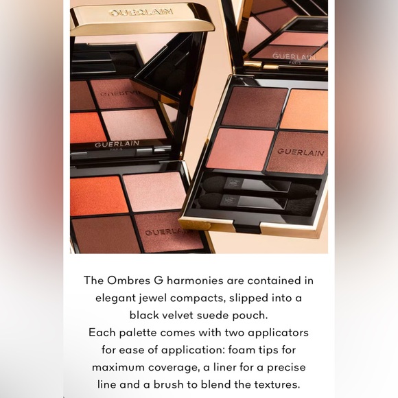 GUERLAIN Ombres G Eyeshadow Quad - 530 Majestic Rose - Picture 10 of 15